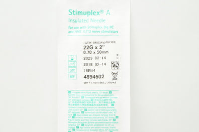 Braun 4894502 Stimuplex A Insulated Ndle 22G x 2 inch (x)